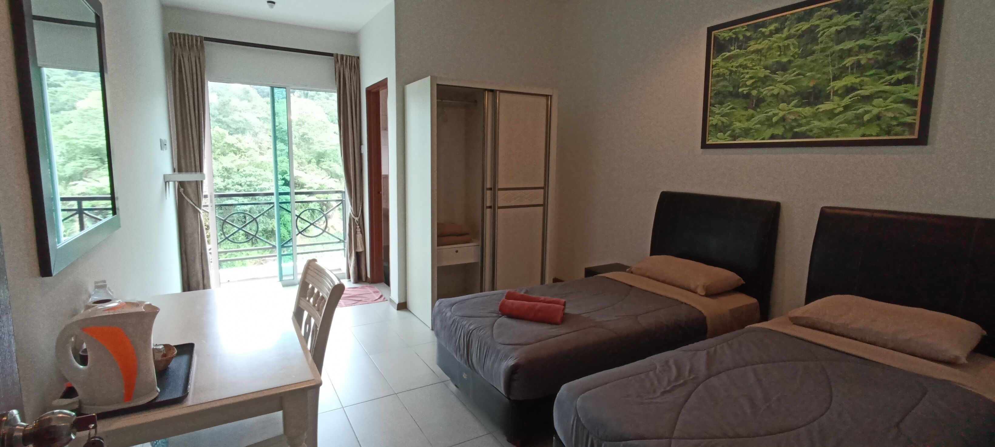 twin room | desk, iron/ironing board, rollaway beds, free wifi
