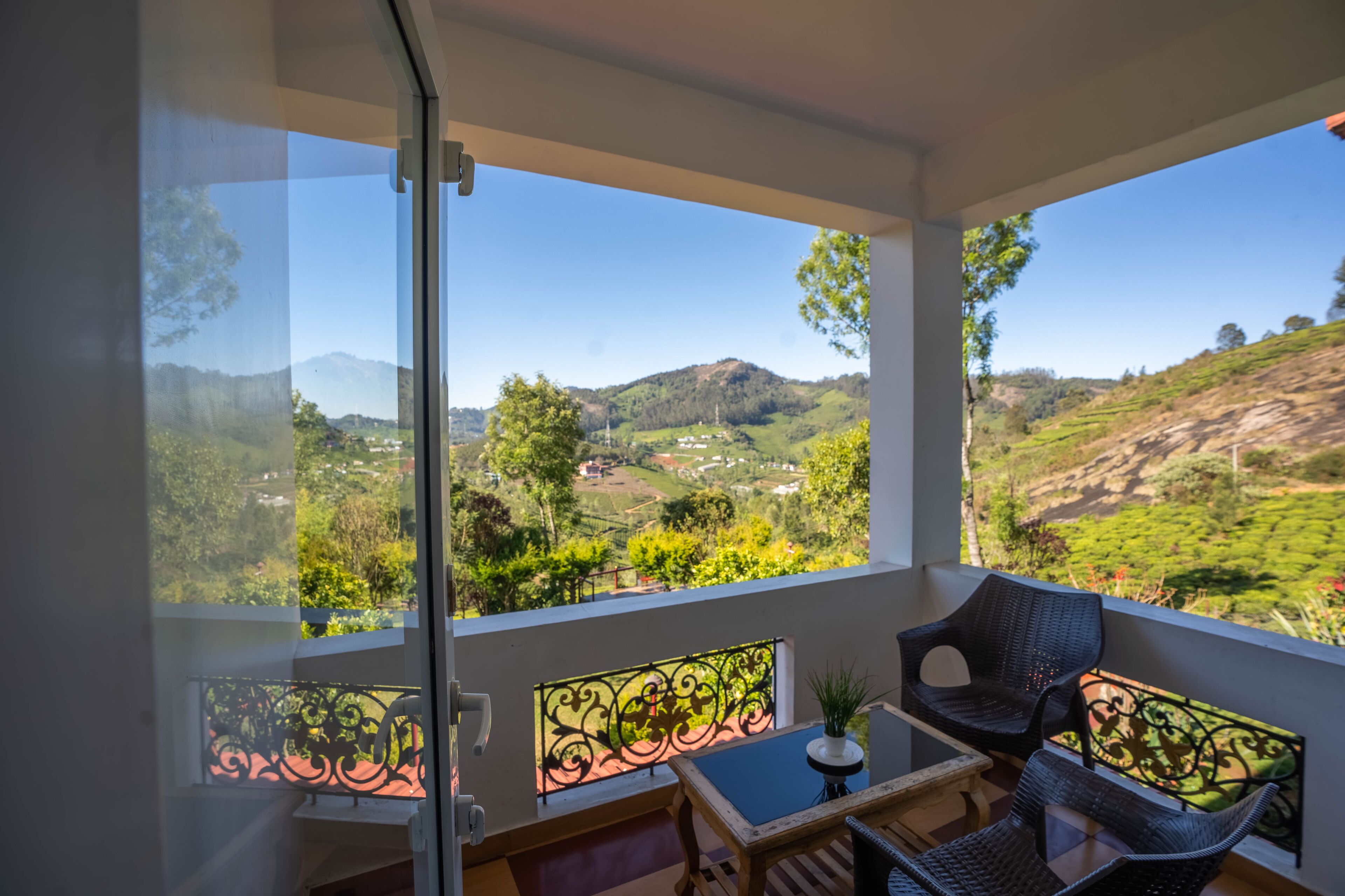 Deluxe Double Room, Balcony, Hill View | Balcony view