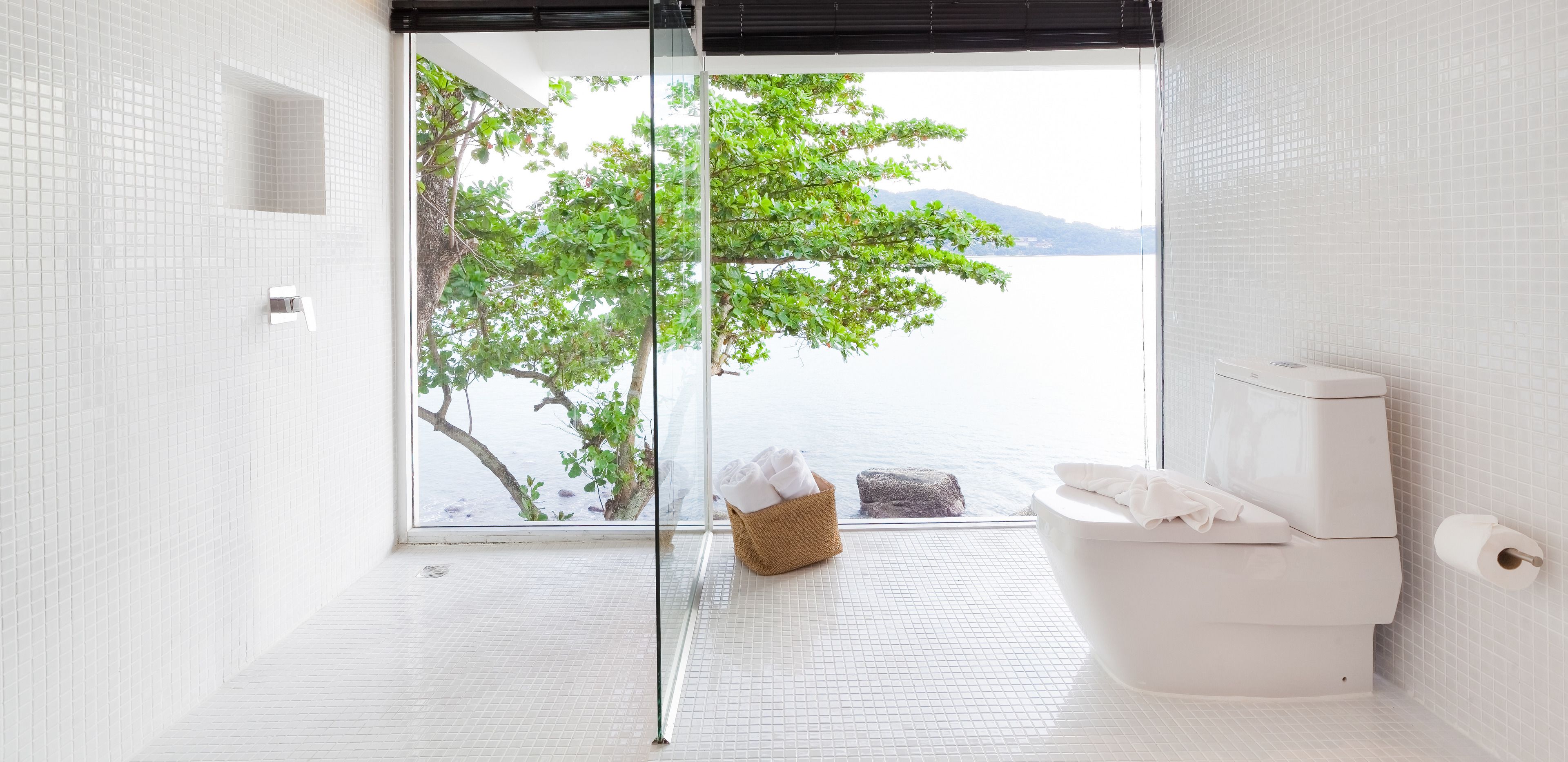 Shower, free toiletries, hair dryer, bathrobes