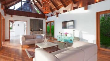 Villa, 4 Bedrooms, Private Pool | Minibar, in-room safe, individually furnished, desk