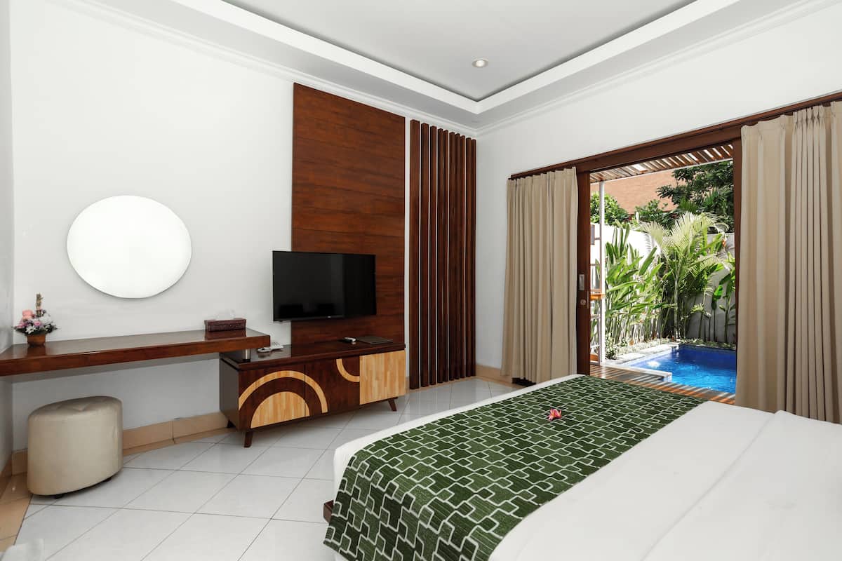 One Bedroom Pool Villa | 1 bedroom, minibar, in-room safe, individually decorated