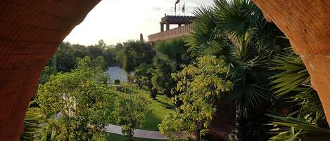 Deluxe-Doppel- oder -Zweibettzimmer | Ausblick vom Zimmer