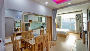 Basic Apartment, 1 Bedroom, Ocean View | In-room dining - Handy Holiday Nha Trang Beach Apartment (Nha Trang)