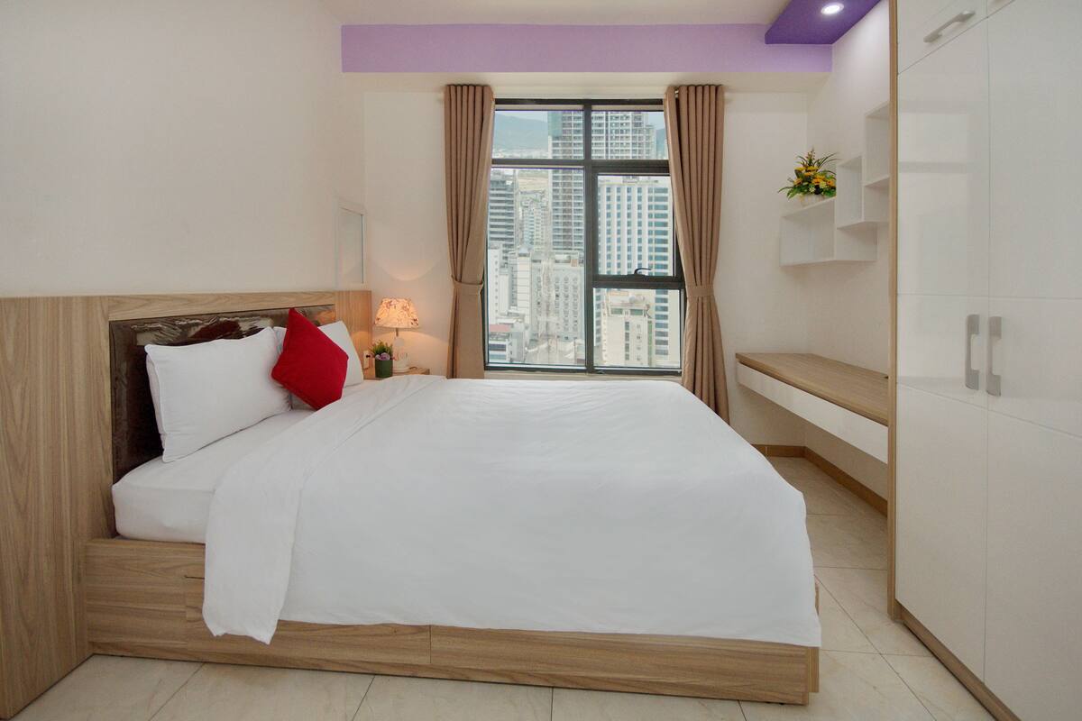 สแตนดาร์ดอพาร์ทเมนท์, 2 ห้องนอน, วิวเมือง | 1 ห้องนอน, เครื่องนอนระดับพรีเมียม, มินิบาร์, ตู้นิรภัยในห้องพัก