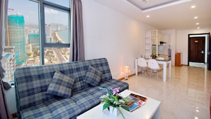 Economy Apartment, 1 Bedroom, City View | Living area - Handy Holiday Nha Trang Beach Apartment (Nha Trang)