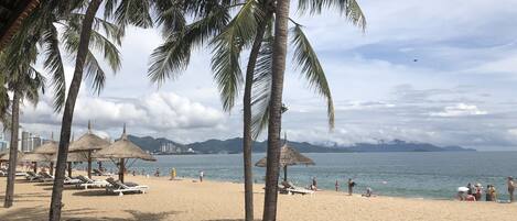 Vista a la playa o el mar