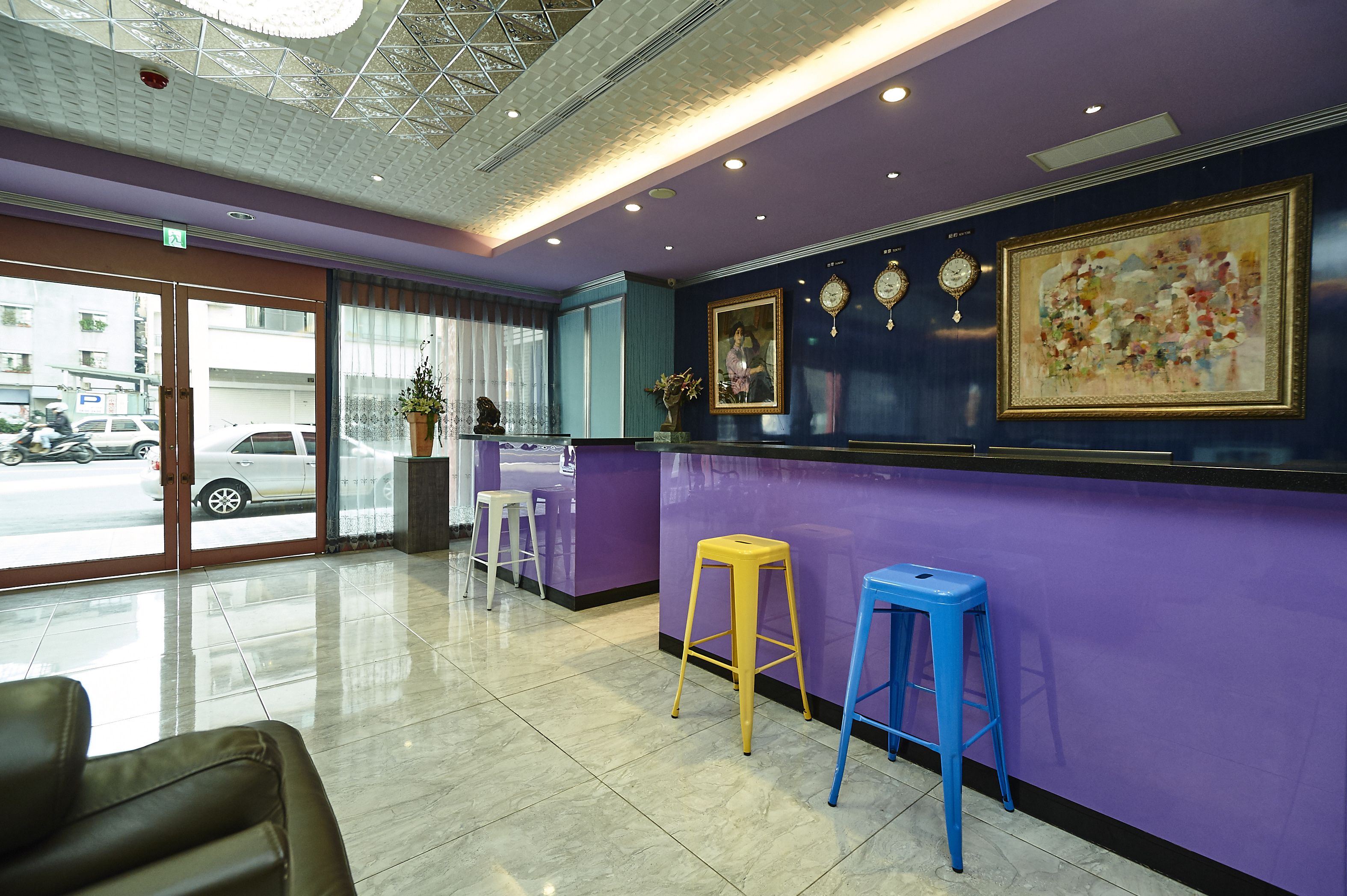 check-in/check-out kiosk