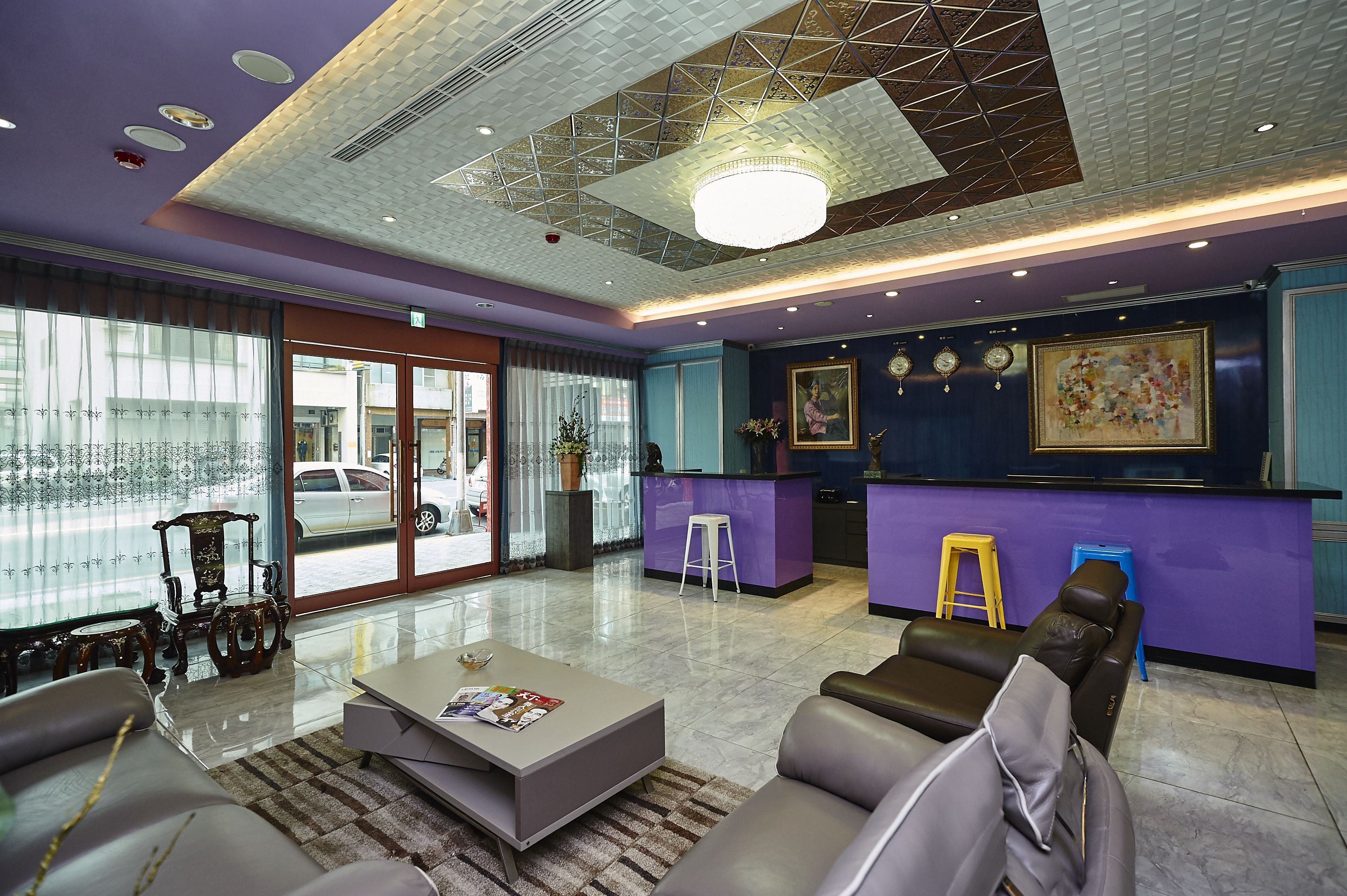 check-in/check-out kiosk