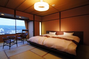 Habitación con 2 camas individuales, no fumadores (Japanese Western Style) | Ropa de cama de alta calidad, edredones de plumas, caja fuerte