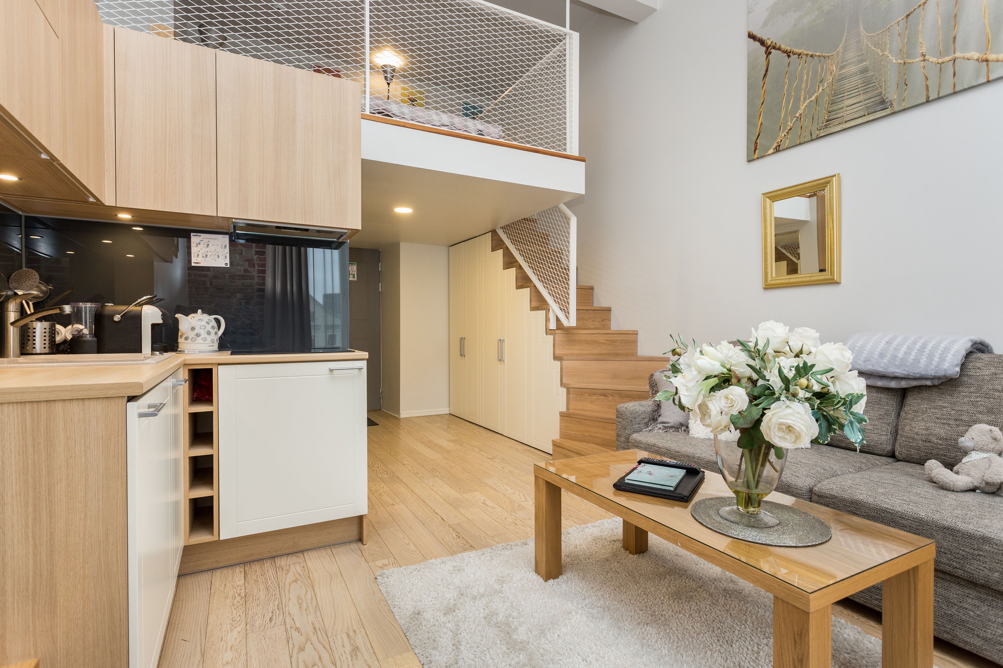 Rosen Distillery Apartments | Meja kerja, kedap suara, dan setrika/meja setrika