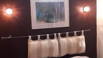 Blackout curtains, soundproofing, bed sheets, wheelchair access