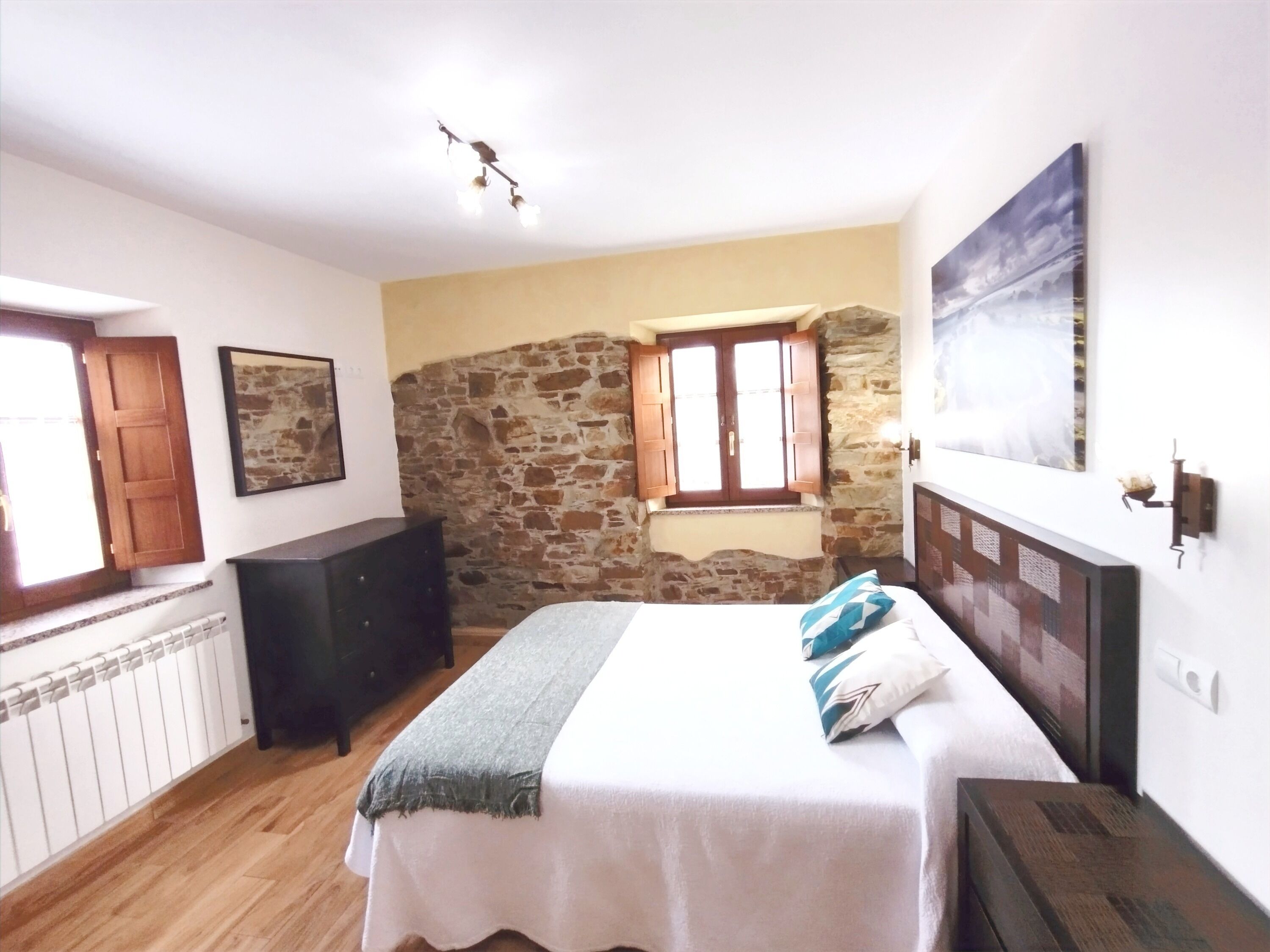 Standaard maisonnette, 2 slaapkamers, uitzicht op tuin, in toren (nº4) | 2 slaapkamers, luxe beddengoed, een bureau, verduisterende gordijnen