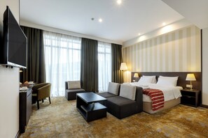 Junior Suite, Terrace | Minibar, in-room safe, desk, soundproofing - Hotel Citrus (Tbilisi)