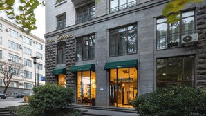 Overnatningsstedets facade