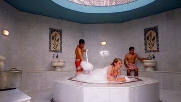 Baño turco/hammam, tratamientos corporales, hidroterapia
