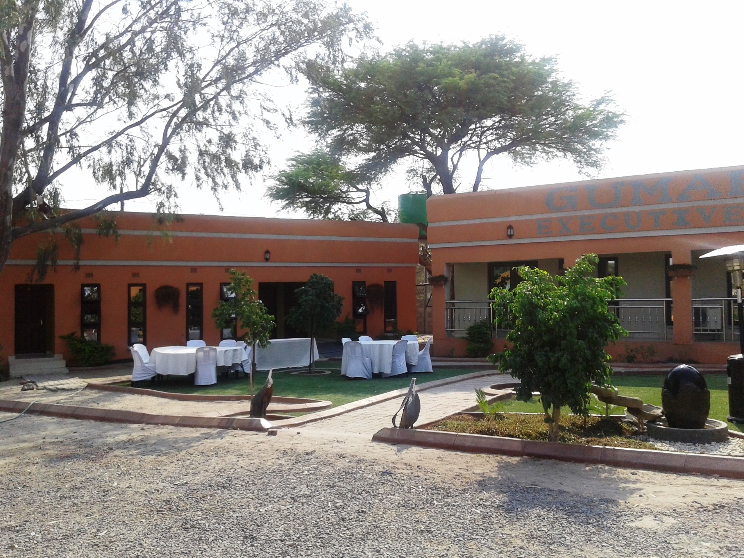 Espace banquet en plein air
