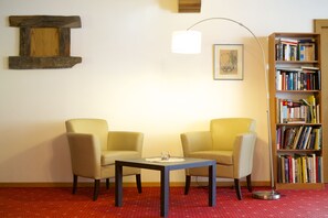 Sitteområde i lobbyen