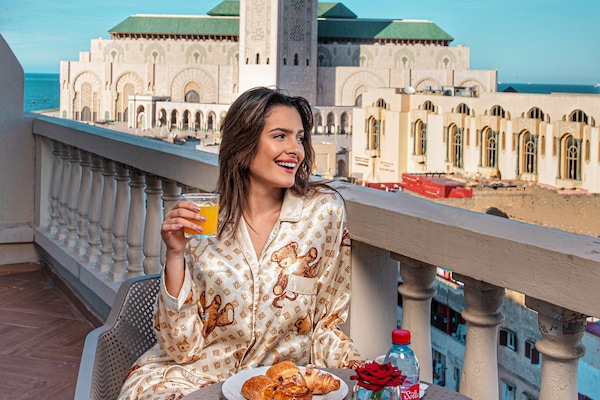 Staduitzicht vanuit accommodatie