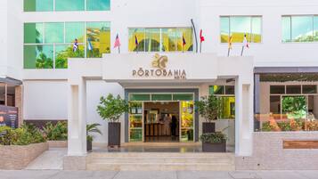 Voorkant van accommodatie