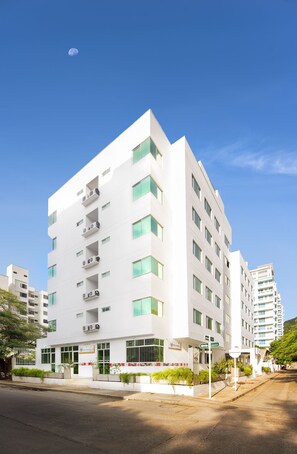 Façade de l’hébergement