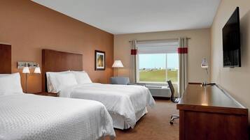 Premium bedding, pillow-top beds, in-room safe, desk