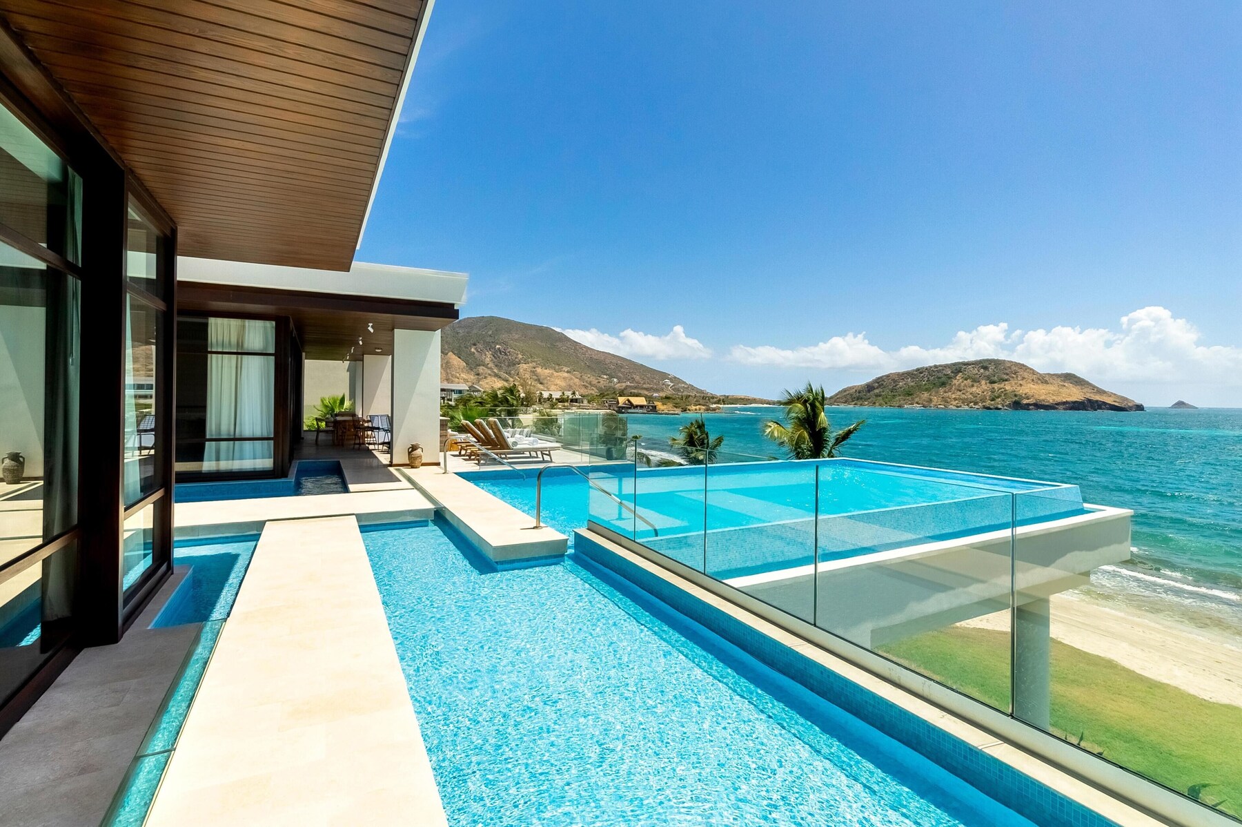 2 outdoor pools, cabanas (surcharge), sun loungers