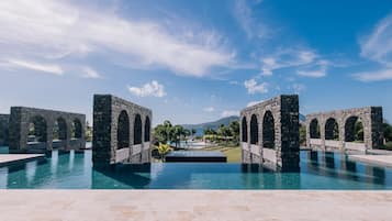 2 outdoor pools, cabanas (surcharge), sun loungers