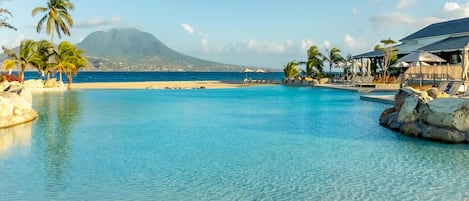 2 outdoor pools, pool cabanas (surcharge), pool loungers