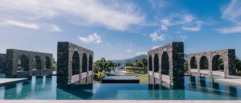 2 outdoor pools, cabanas (surcharge), sun loungers