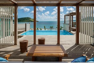 豪華套房, 可使用泳池 (Plunge Pool) | 高級寢具、迷你吧、房內夾萬、書桌
