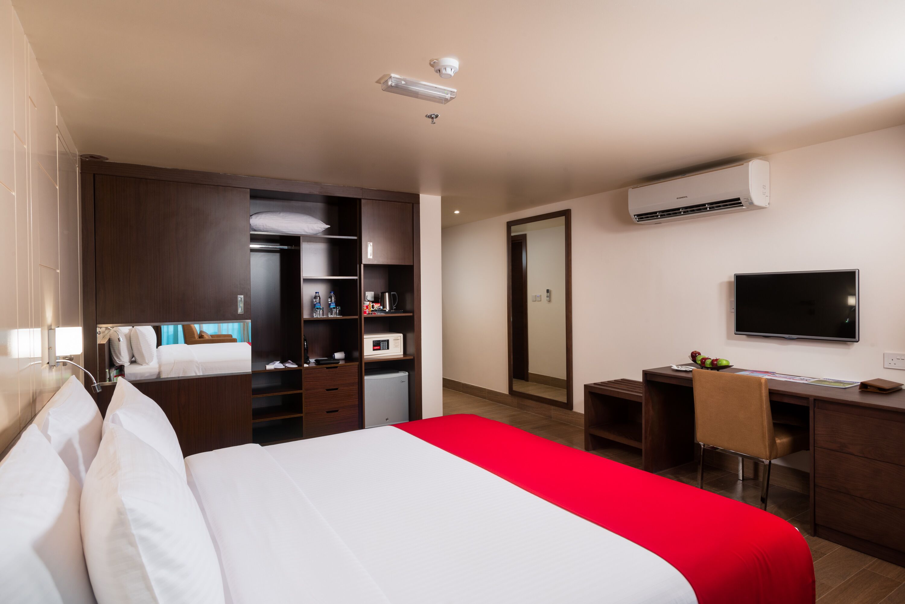 in-room safe, desk, iron/ironing board, free cots/infant beds