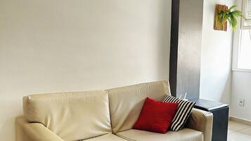 Apartment (1204) | Living area | 40-inch flat-screen TV with digital channels, TV