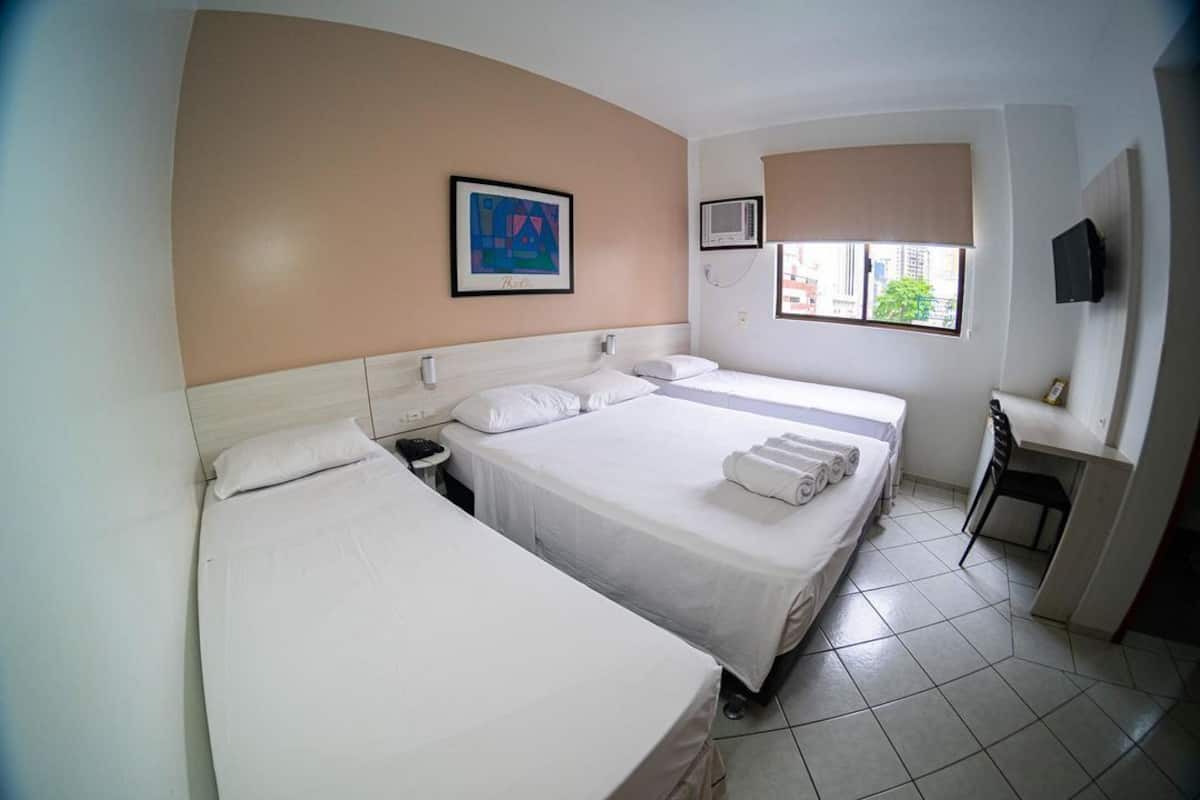 Minibar, desk, blackout curtains, free WiFi
