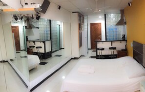 Loft | 2 bedrooms, desk, iron/ironing board, free WiFi - Rio Habitat Posto 3 Copacabana (Rio de Janeiro)