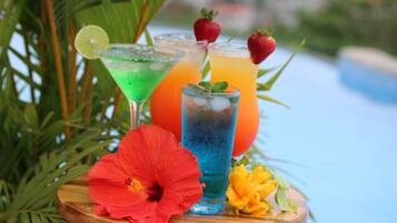 Poolside bar
