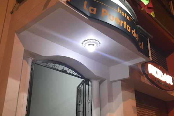 Entrada de la propiedad