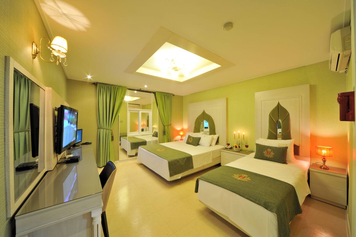 deluxe twin room (b) | blackout curtains, soundproofing, iron/ironing board, free wifi