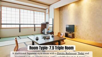 Chambre Tradition, non-fumeurs, salle de bains privée (JapanStyle with Private Bathroom) | Coffres-forts dans les chambres, bureau, fer et planche à repasser