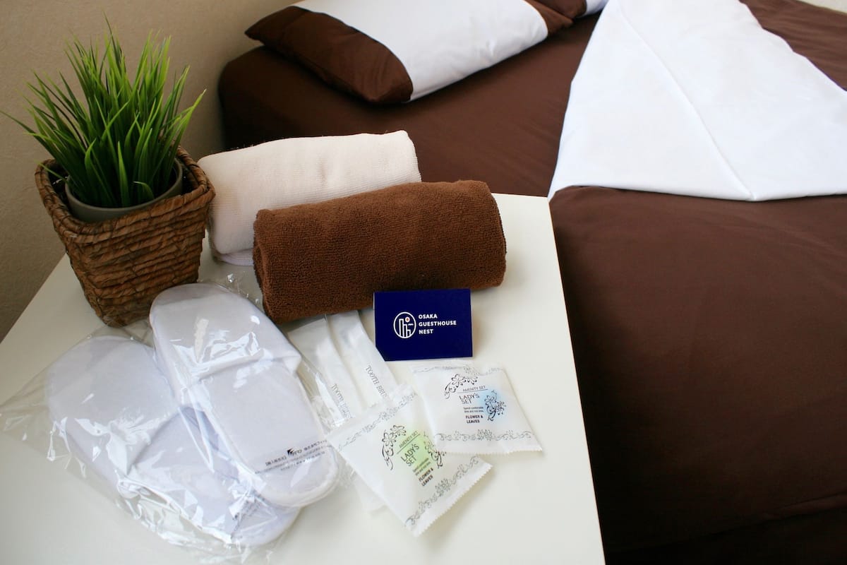 Chambre avec lits jumeaux (2 Double Beds) | Coffre-fort pour ordinateur portable, rideaux dâobscurcissement