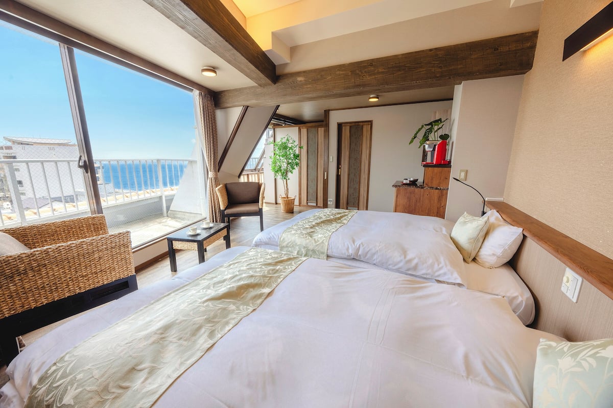 Habitación de lujo con 2 camas individuales, no fumadores | Caja fuerte, wifi gratis, ropa de cama