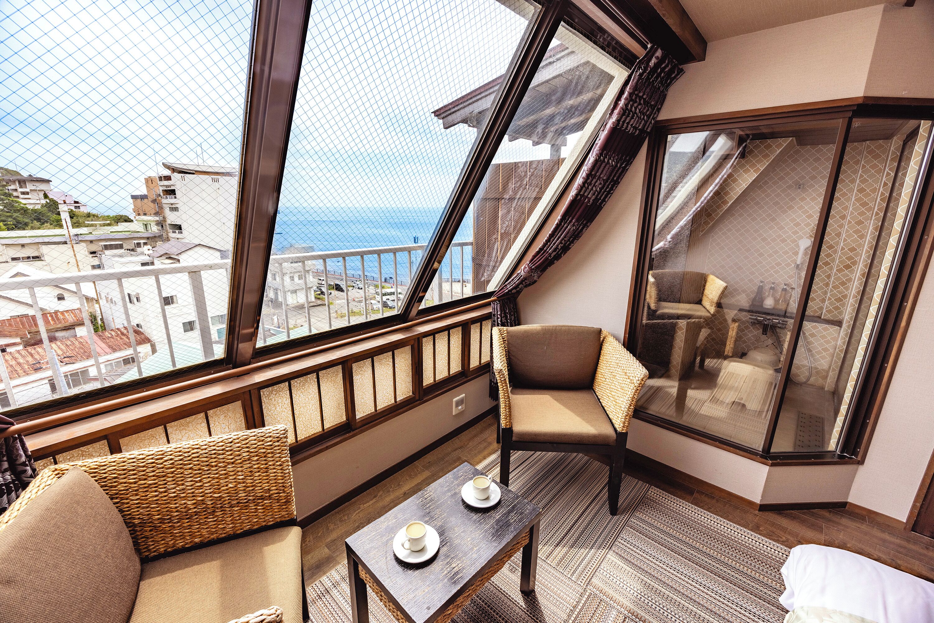 high floor kingroom with open-air baths non-smoking | view from room