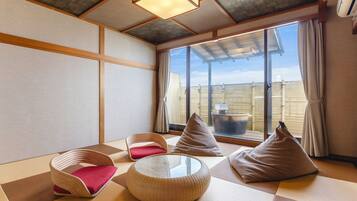 Japanese-style Room, Non Smoking (with open air bath) | View from room