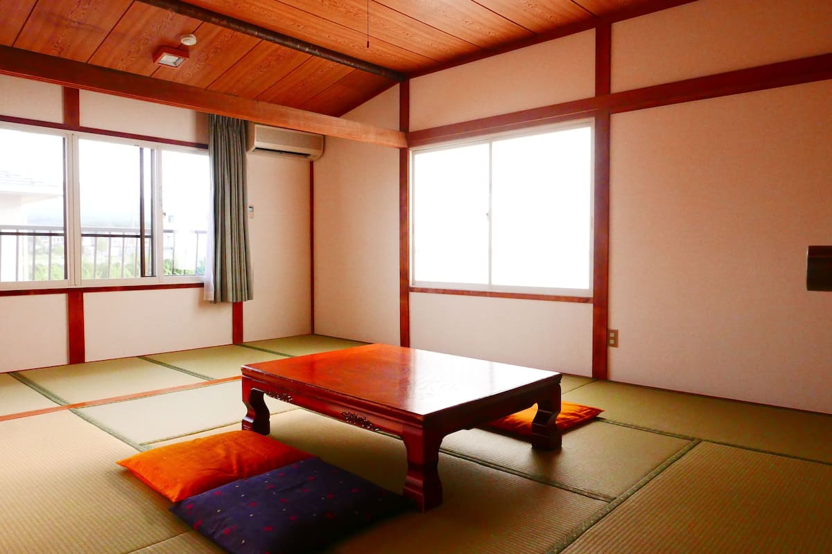 Standard Japanese Style Room with Partial Mt.Fuji View | Down comforters, free WiFi, bed sheets
