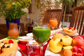 Daily local cuisine breakfast (EUR 12.5 per person)