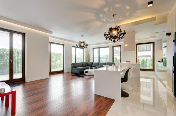 Living area - Dom & House - Apartments Szafarnia (Gdansk)