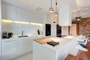 Private kitchen - Dom & House - Apartments Szafarnia (Gdansk)