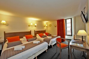 Individually decorated, individually furnished, desk, blackout curtains