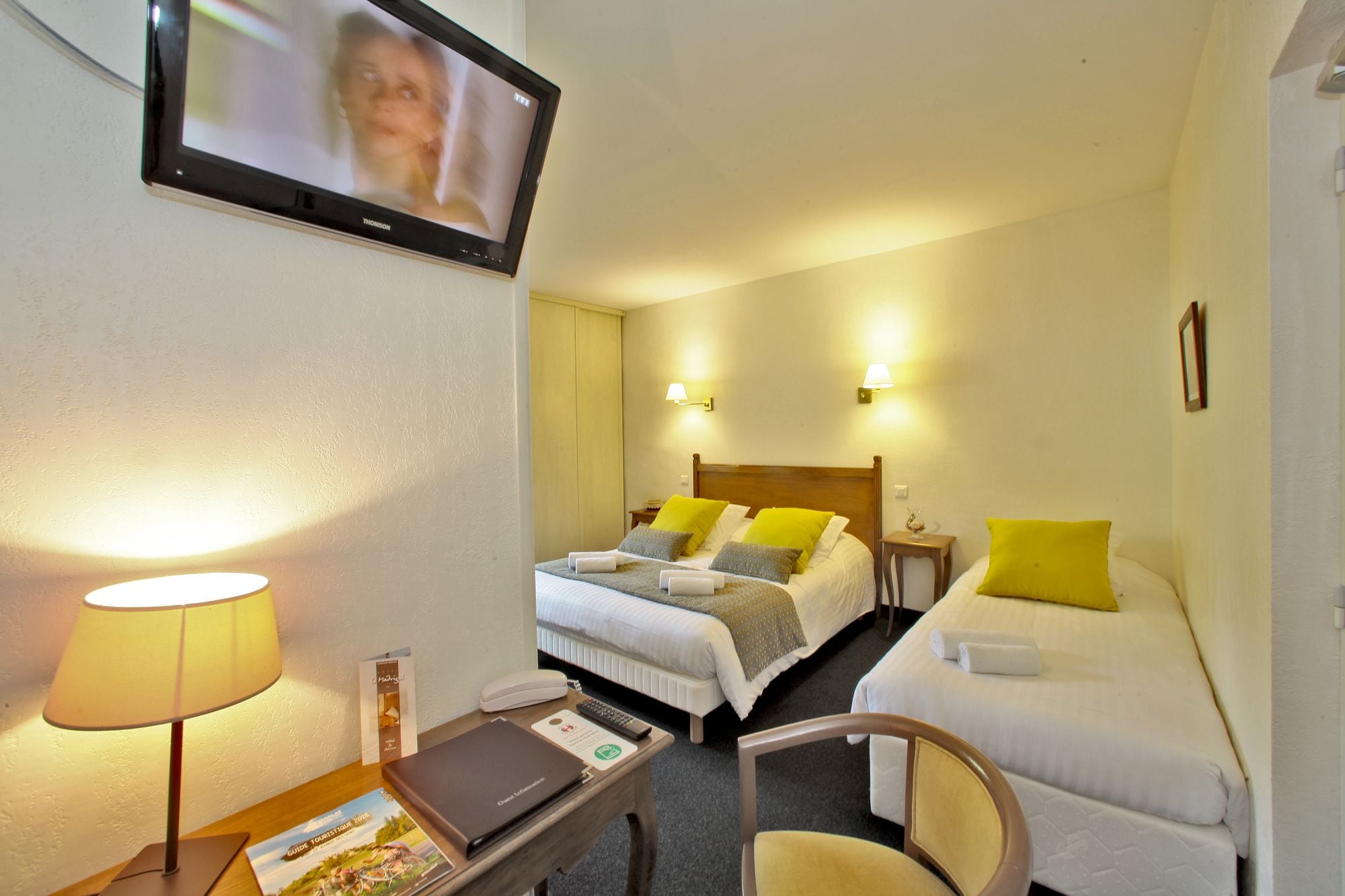 family triple room | individually decorated, individually furnished, desk, blackout curtains