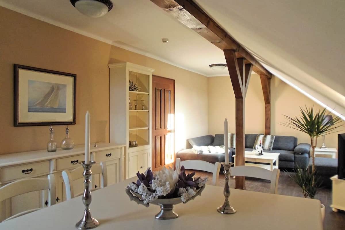 Appartement Deluxe, 2 chambres (Elegance) | Coin séjour