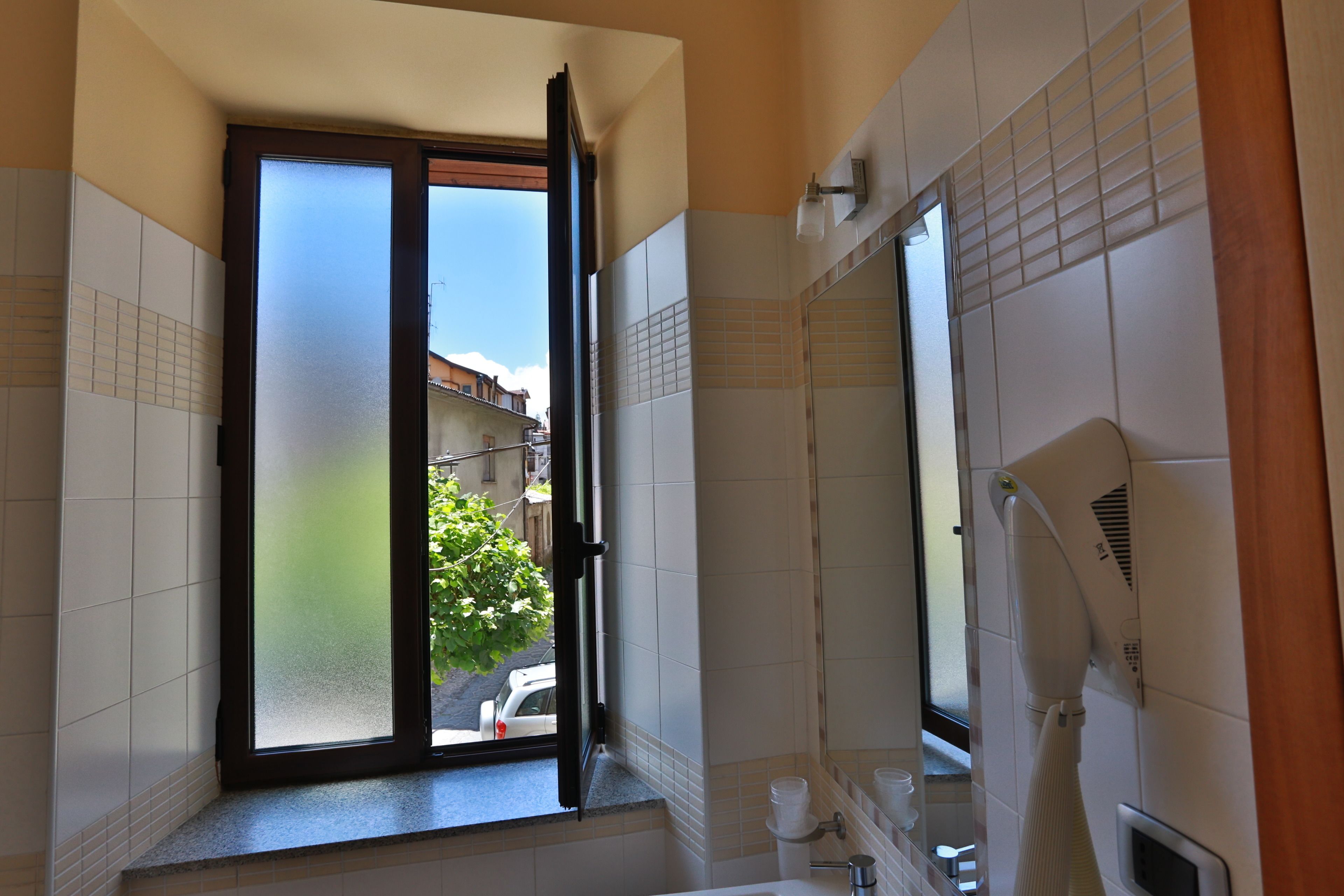 shower, free toiletries, hair dryer, bidet